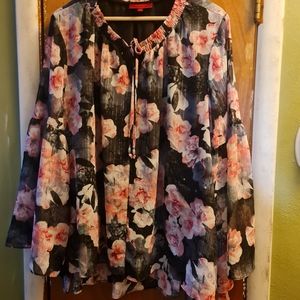 Jennifer Lopez 3X sheer top